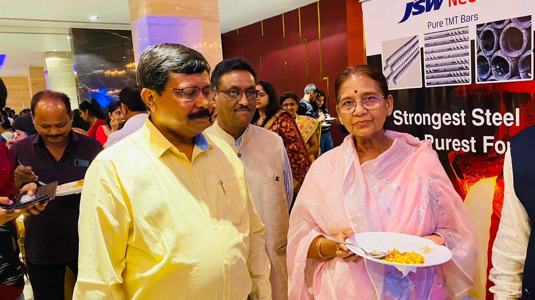 An interior shot of a minimalist modern home with wooden accents.